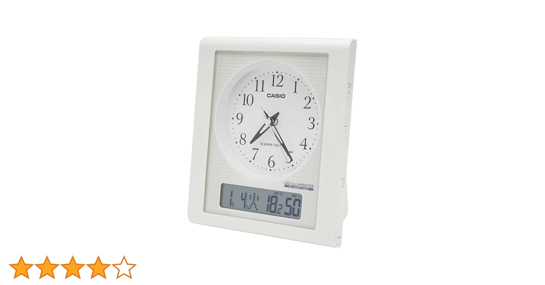 Amazon.co.jp: CASIO カシオ 置き時計 アナログ TQT-351NJ-7BJF